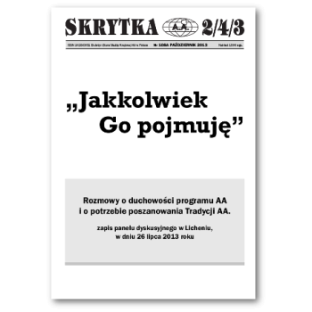 Jakkolwiek Go pojmuję. Skrytka 2/4/3 nr 108A