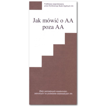 Jak mówić o AA poza AA