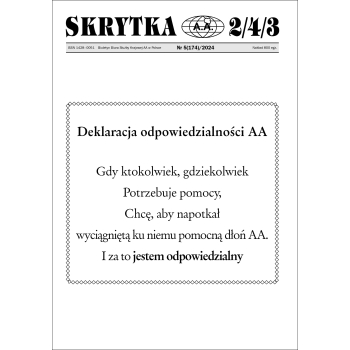 Skrytka 2/4/3 – biuletyn informacyjny BSK AA w Polsce [wydanie papierowe] *dostępne numery archiwalne