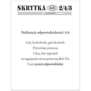 Skrytka 2/4/3 – biuletyn informacyjny BSK AA w Polsce [wydanie papierowe] *dostępne numery archiwalne