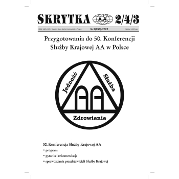 Skrytka 2/4/3 – biuletyn informacyjny BSK AA w Polsce [wydanie papierowe] *dostępne numery archiwalne
