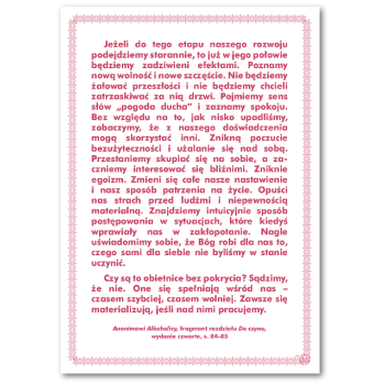 Cytat Anonimowi Alkoholicy, wyd. IV, s. 84-85 - A4/folia
