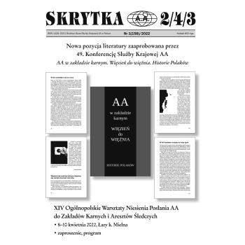 Skrytka 2/4/3 – biuletyn informacyjny BSK AA w Polsce [wydanie papierowe] *dostępne numery archiwalne
