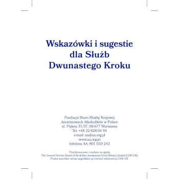 Wskazówki dla emisariuszy G12K