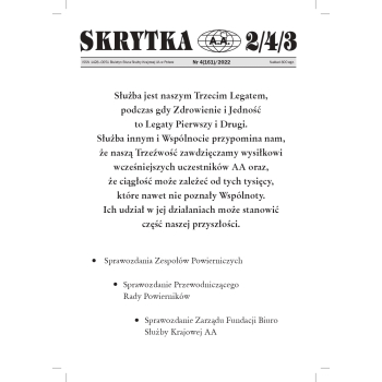 Skrytka 2/4/3 – biuletyn informacyjny BSK AA w Polsce [wydanie papierowe] *dostępne numery archiwalne