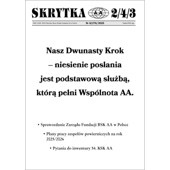 Skrytka 2/4/3 – biuletyn informacyjny BSK AA w Polsce [wydanie papierowe] *dostępne numery archiwalne