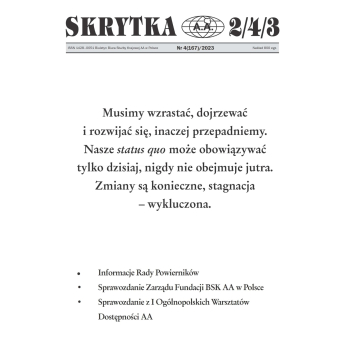 Skrytka 2/4/3 – biuletyn informacyjny BSK AA w Polsce [wydanie papierowe] *dostępne numery archiwalne
