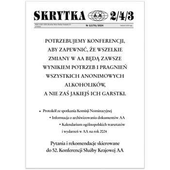 Skrytka 2/4/3 – biuletyn informacyjny BSK AA w Polsce [wydanie papierowe] *dostępne numery archiwalne