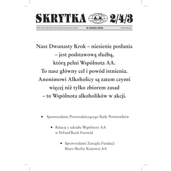 Skrytka 2/4/3 – biuletyn informacyjny BSK AA w Polsce [wydanie papierowe] *dostępne numery archiwalne